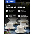 Набор чайный керамика, 12 предметов, на 6 персон, 220 мл, Daniks, Листья, Y4-7601, подарочная упаковка - фото 8