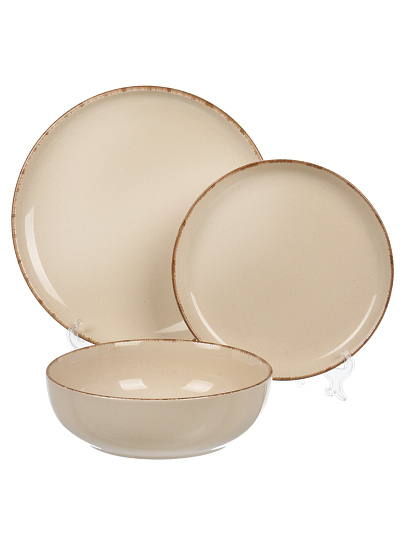 Сервиз столовый керамика, 18 предметов, на 6 персон, Domenik, Daily, DMS102