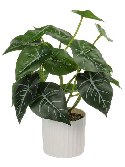 Цветок искусственный декоративный, Трава в кашпо, 30 см, Y4-11110