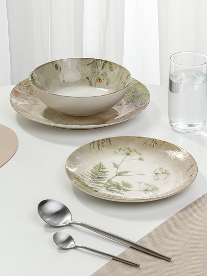 Сервиз столовый керамика, 12 пр, 4 перс, Bronco, GRASSLAND, 579-504