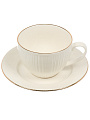 Чайная пара фарфор, 4 предмета, на 2 персоны, 290 мл, Jewel, Шармель, ПС0021-33 - фото 3