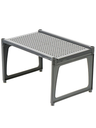 Подставка универсальная, пластик, 1 секция, 30х19х17 см, серая, Violet, Ротанг, 750018