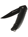 Нож туристический, сталь, клинок 64 мм, черная ручка, Следопыт, PF-PK-31 - фото 2
