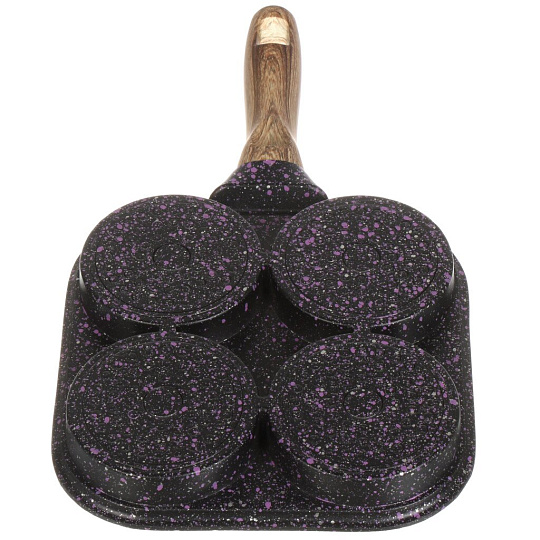 Сковорода для оладий алюминий, 19 см, антипригарное покрытие, Appetite, Nordic Stone, индукция, 550002094