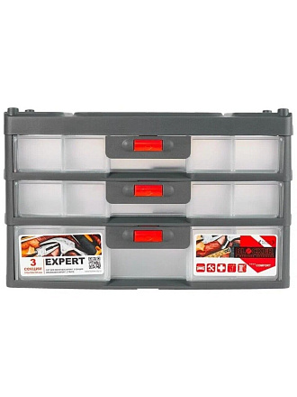 Ящик-органайзер для инструментов, 31х19.5х15 см, пластик, Blocker, Expert, BR4788