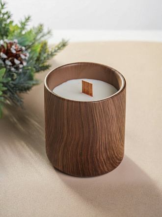 Свеча декоративная, 8х8.5 см, в керамическом стакане, A330076