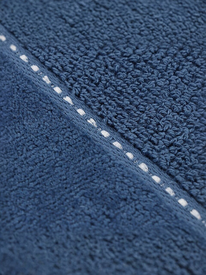 Полотенце банное 70х140 см, 100% хлопок, 470 г/м2, Амур, Silvano, темно-синее, Узбекистан