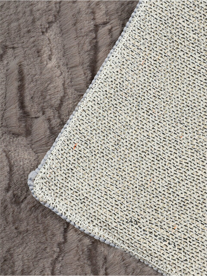 Коврик для ванной, 0.5х0.8 м, полиэстер, эффект 3D, серый, Silvano, Y4-12057