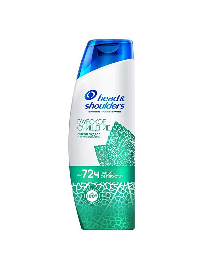 Шампунь Head &amp; Shoulders, Detox Глубокое очищение Снятие зуда, против перхоти, 300 мл