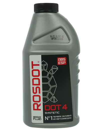 Тормозная жидкость Rosdot, DOT4-455г