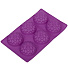 Форма для запекания силикон, 17.5х29.5 см, прямоугольная, 6 маффинов, фиолетовая, Хризантемы, Y3-1332 - фото 5