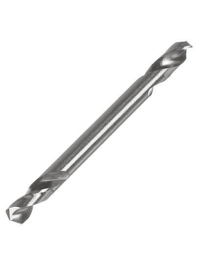 Сверло по металлу, 10 шт, двухстороннее, Росомаха, HSS-G, диаметр 5х62 мм, цилиндрический хвостовик, 700050