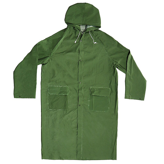 Дождевик плащ 72х120 см, с капюшоном, кнопки, ПВХ, XXXL, UNI