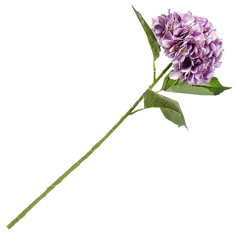Цветок искусственный декоративный Гортензия, 70 см, сиреневый, Y4-7157