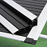 Стол алюминий, прямоугольный, 110х70х70 см, столешница алюминиевая, серый, Green Days, RS-401M-110 - фото 6