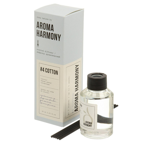 Аромадиффузор Aroma Harmony, 60 мл, №4 Cotton, ZL0020