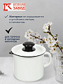 Кружка сталь, эмалированное покрытие, 1 л, с крышкой, с носиком, Керченский металлургический завод, 40204-072 - фото 3