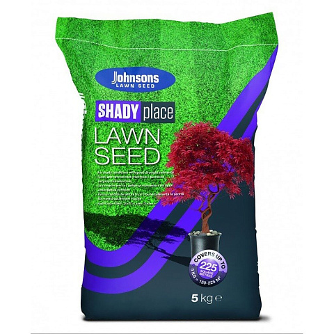 Семена Газон, Shady, 5 кг, теневыносливый, мешок, Johnsons Lawn Seed
