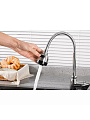 Смеситель для кухни, Frud, гибкий излив, с картриджем, R42055-2 - фото 3