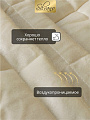 Покрывало евро, 200х220 см, 100% полиэстер, Silvano, Style, ванильное - фото 6