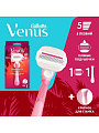 Станок для бритья Venus, Comfortglide Sugarberry, для женщин, 5 лезвий, 1 сменная кассета, держатель - фото 10
