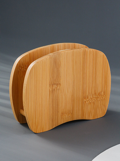 Салфетница бамбук, 15х5х11.6 см, G15-X138