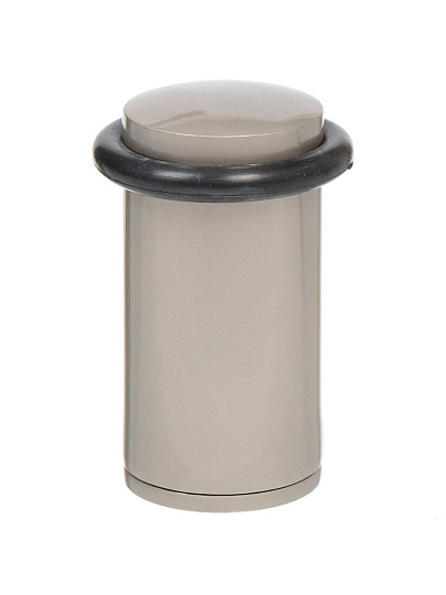 Упор дверной Trodos, 151 08.06.05 большой, напольный, никель, 205029