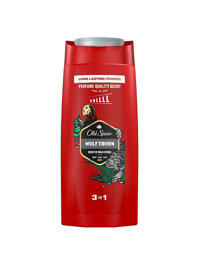 Гель для душа и шампунь Old Spice, Wolfthorn, для мужчин, 675 мл