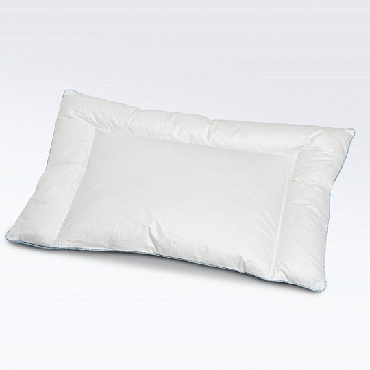 Подушка детская 40 х 60 см, гусиный пух, Здоровье и защита, 100% хлопок, батист, Kariguz, КД-ЗЩ18-2