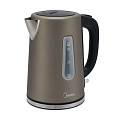 Чайник электрический Midea, MK 8061, 1.7 л, 2200 Вт, скрытый нагревательный элемент, нержавеющая сталь