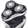 Электробритва аккумуляторная, Polaris, PMR 0307RC wet&amp;amp;dry Pro, роторная, сухое/влажное бритье, 4 Вт, 3 бритвенные головки, 5 лезвий, черный хром, 017418 - фото 5