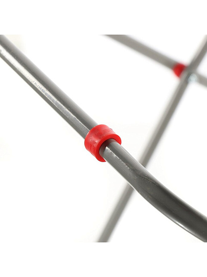 Сушилка для белья напольная, полотно 18 м, 166х53х87 см, складная, 8 прутьев, 15 кг, сталь, 452-096