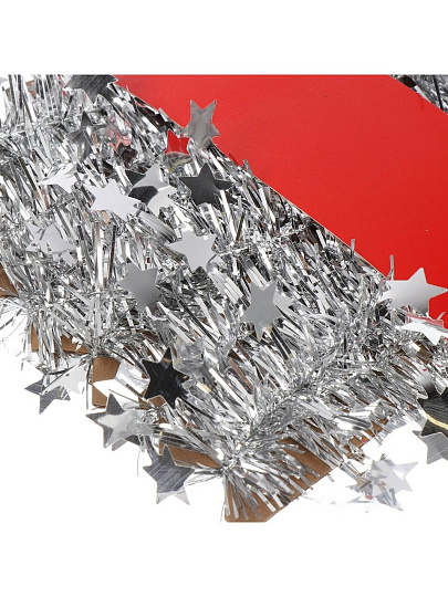 Мишура 3 м, серебро, SY23MT-003S