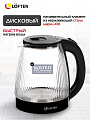 Чайник электрический Lofter, CX-K313-18AB, черный, 1.8 л, 1500 Вт, скрытый нагревательный элемент, стекло, пластик - фото 3