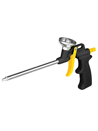 Пистолет для монтажной пены, пластик, с металлическим адаптером, Fomeron, Fortissimo, 590223
