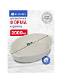 Форма для выпечки керамика, 33х33 см, 2 л, овальная, Daniks, Бежевый гранит, Y4-8738