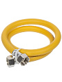 Подводка для газа 1/2''х0.8 м, г-г, ПВХ, ELKA