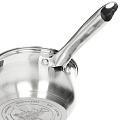Ковшик из нержавеющей стали Welberg 1417WB/8 с крышкой, 1.7 л - фото 3