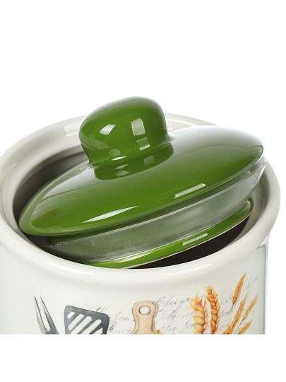 Банка для сыпучих продуктов, доломит, 0.7 л, с крышкой, Daniks, Comely