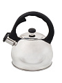 Чайник нержавеющая сталь, 2 л, со свистком, зеркальный, ручка бакелитовая, с силиконовым покрытием, Daniks, Классика, индукция, M-081 - фото 6
