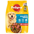 Корм для животных Pedigree, 600 г, для взрослых собак, сухой, говядина, 7580