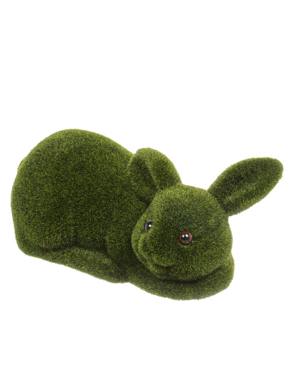 Фигурка садовая декоративная Кролик, 31 см, пенопласт с травой, Y4-11217