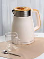 Чайник электрический RasheL, R-431-18, кремовый, 1.8 л, 1800 Вт, скрытый нагревательный элемент, нержавеющая сталь