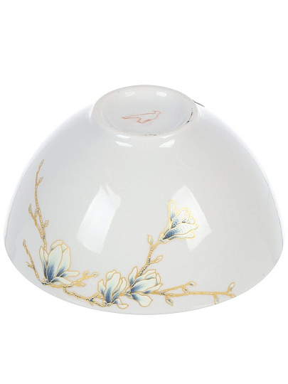 Миска фарфор, круглая, 6.5 см, 350 мл, Магнолия, Дулевский фарфор, 117452