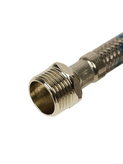 Подводка для воды 1/2"х0.8 м, г-ш, сталь, полимер, Stemix