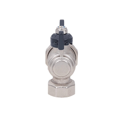 Кран для воды с американкой 1/2",г-ш, углов, ручка-бабочка, AquaLink