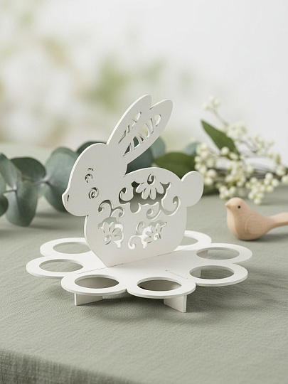 Подставка для пасхальных яиц, фанера, фигурная, 20х19х19 см, Evis, 28 2895 0002