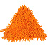 Швабра микрофибра, 130х25.7х3.5х28 см, оранжевая, телескопическая ручка, оранжевая, Марья Искусница, KD-13-F08-org - фото 2