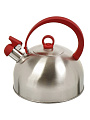 Чайник нержавеющая сталь, 2.8 л, со свистком, зеркальный, ручка с покрытием, нейлон, Daniks, индукция, GS-04003 - фото 6