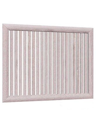 Экран для радиатора, МДФ, 900х600 мм, ясень светлый, реечный, Стильный Дом